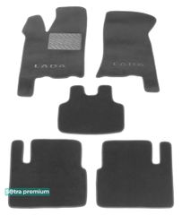 Двухслойные коврики Sotra Premium Grey для Лада 110 (2110 / 2111 / 2112) 1995-2014