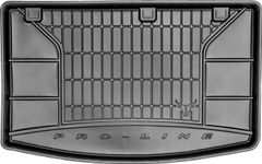 Гумовий килимок у багажник Frogum Pro-Line для Kia Rio (mkIII)(5-дв. хетчбек) 2011-2017 (без дворівневої підлоги)(багажник) - Фото 1