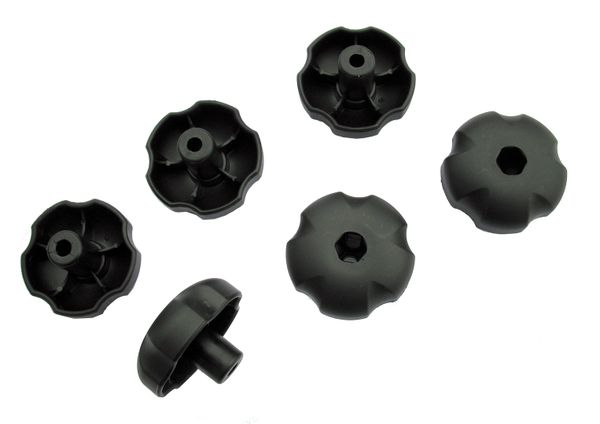 Ручки пластикові 8 мм Peruzzo 916 Six Plastic Knobs - Фото 1