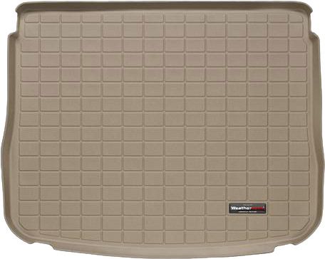 Коврик Weathertech Beige для Volkswagen Tiguan (mkI)(with spare tire/cargo organizer)(trunk) 2007-2017 - Фото 1