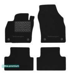 Двошарові килимки Sotra Premium Black для Volkswagen T-Cross (mkI) 2019→