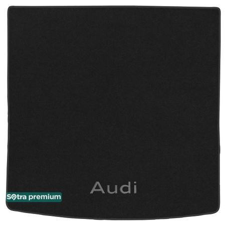 Двошарові килимки Sotra Premium Black для Audi A4/S4/RS4 (mkIV)(B8)(універсал)(багажник) 2008-2016 - Фото 1