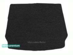 Двошарові килимки Sotra Premium Black для Mercedes-Benz GLC-Class (С253)(купе)(гібрид)(багажник) 2017-2022