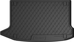 Гумовий килимок у багажник Gledring для Hyundai Kona (mkI) 2017-2023 (багажник)