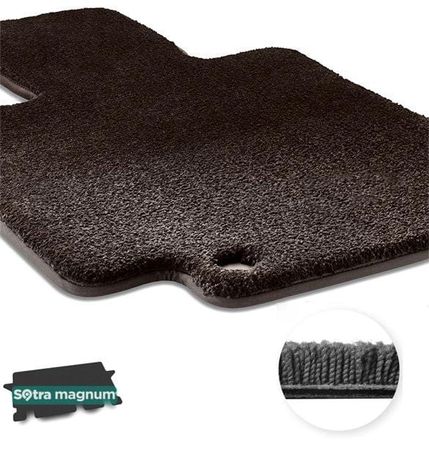 Двошарові килимки Sotra Magnum Black для Hyundai Palisade (mkI)(3 ряд) 2019→ - Фото 1