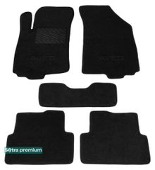 Двошарові килимки Sotra Premium Black для Chevrolet Aveo (mkII) 2011-2020