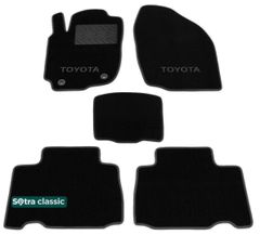 Двухслойные коврики Sotra Classic Black для Toyota RAV4 (mkIV) 2012-2018