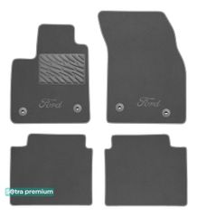 Двухслойные коврики Sotra Premium Grey для Ford Focus (mkIV) 2018→