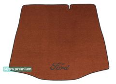 Двошарові килимки Sotra Premium Terracotta для Ford Focus (mkII)(седан)(багажник) 2004-2007 - Фото 1