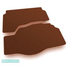Двошарові килимки Sotra Premium Terracotta для Ford Fusion (mkII)(гібрид)(багажник) 2013-2020