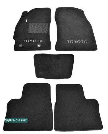 Двошарові килимки Sotra Classic Grey для Toyota Corolla (mkXI)(E170) 2012-2018 - Фото 1
