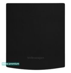 Двошарові килимки Sotra Premium Graphite для Volkswagen Atlas/Teramont (mkI)(складений 3 ряд)(багажник) 2017→