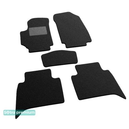 Двошарові килимки Sotra Premium Black для Fiat Croma (mkII) 2005-2011 - Фото 1