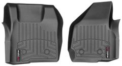Коврики Weathertech Black для Ford Super Duty (single cab)(mkIII)(no 4x4 shifter)(no dead pedal)(2 pcs.)(1 row) 2011-2012 automatic - Фото 1