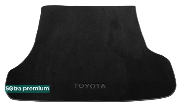 Двухслойные коврики Sotra Premium Graphite для Toyota Land Cruiser (J100)(без вырезов под 3 ряд)(багажник) 1998-2007 - Фото 1