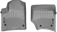 Коврики Weathertech Grey для Volkswagen Touareg; Porsche Cayenne (mkI)(4 round fixings)(1 row) 2007-2010 - Фото 1