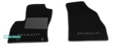 Двухслойные коврики Sotra Classic Black для Peugeot Bipper (mkI)(1 ряд) 2008-2017