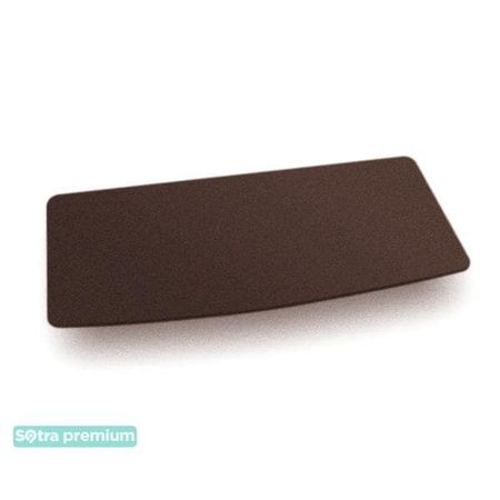 Двошарові килимки Sotra Premium Chocolate для Infiniti QX56 (mkI)(розкладений 3 ряд)(багажник) 2004-2010 - Фото 1