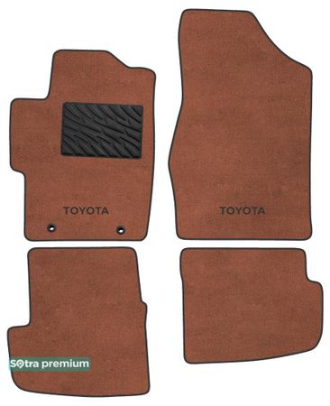Двошарові килимки Sotra Premium Terracotta для Toyota Solara (mkII) 2003-2009 - Фото 1