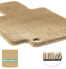 Двошарові килимки Sotra Magnum Beige для Volkswagen Atlas/Teramont (mkI)(складений 3 ряд)(багажник) 2017→