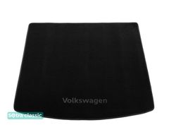 Двухслойные коврики Sotra Classic Black для Volkswagen Touareg (mkII)(багажник) 2010-2018