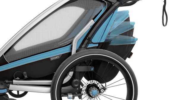 Дитяча коляска Thule Chariot Sport 2 (Blue-Black) - Фото 9