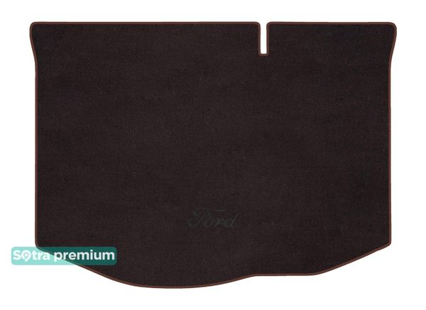 Двошарові килимки Sotra Premium Chocolate для Ford Fiesta (mkVII)(5-дв. хетчбек)(нижній)(багажник) 2008-2017 - Фото 1