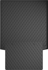 Резиновые коврики в багажник Gledring для Volkswagen Sharan (mkII); Seat Alhambra (mkII) 2010→ (багажник с защитой)