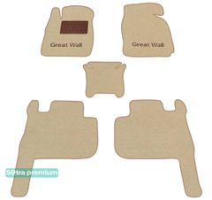 Двошарові килимки Sotra Premium Beige для Great Wall Wingle 6 (mkI) 2014-2021