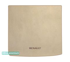 Двошарові килимки Sotra Premium Beige для Renault Duster (mkII)(повний привід)(багажник) 2017→