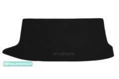 Двошарові килимки Sotra Premium Black для Hyundai Kona (mkI)(багажник) 2017→