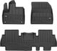 Резиновые коврики Frogum Proline 3D для Citroen Berlingo (mkIII); Peugeot Rifter (mkI); Toyota ProAce City (mkI); Opel Combo (mkV)(пассажир без регулировок) 2018→