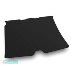 Двухслойные коврики Sotra Classic Black для Fiat Qubo (mkIII)(багажник) 2007-2021