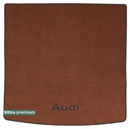 Двошарові килимки Sotra Premium Terracotta для Audi A4/S4/RS4 (mkIV)(B8)(універсал)(багажник) 2008-2016 - Фото 1