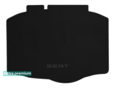 Двошарові килимки Sotra Premium Graphite для Seat Ibiza (mkV)(хетчбек)(не TGI)(багажник) 2017→ - Фото 1