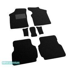 Двошарові килимки Sotra Premium Black для Mazda 121 (mkII)(седан) 1991-1998