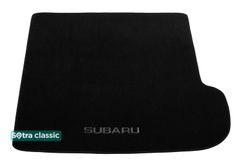 Двухслойные коврики Sotra Classic Black для Subaru Tribeca (mkI)(5 мест)(багажник) 2006-2014