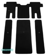 Двошарові килимки Sotra Premium Graphite для Kia Carnival (mkIII)(2 ряд - 1+1)(3 ряд - 1+1)(2-3 ряд) 2014-2021 - Фото 1