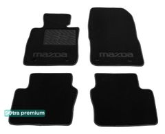Двошарові килимки Sotra Premium Black для Mazda CX-3 (mkI) 2015-2022