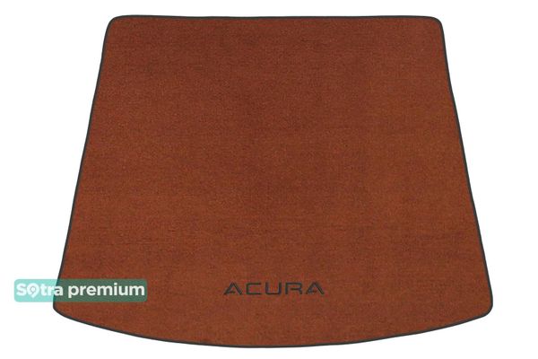 Двошарові килимки Sotra Premium Terracotta для Acura MDX (mkIII)(складений 3 ряд)(багажник) 2014-2020 - Фото 1