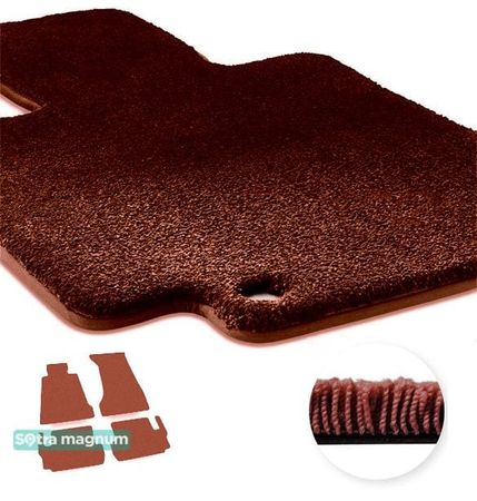 Двошарові килимки Sotra Magnum Red для Chevrolet Camaro (mkVI) 2015→ - Фото 1