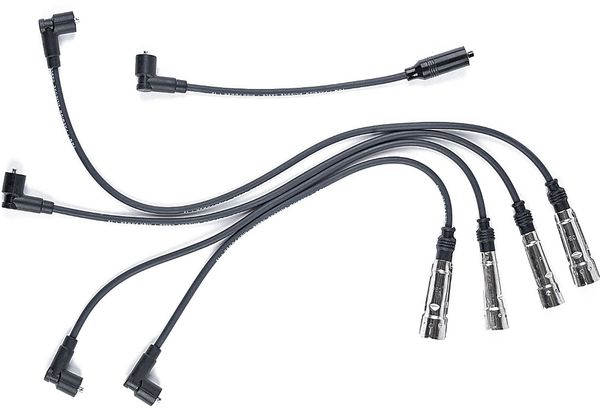 Дроти запалювання Tesla T044B для Volkswagen Golf / Passat / Transporter (1.0 / 1.3 / 1.8 / 1.9 / 2.1) (HZ; 2G; MH; NZ; GX; RP; GU; EP; EU; DF; DG) - Фото 1