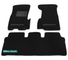Двухслойные коврики Sotra Classic Black для Honda CR-V (mkII) 2002-2006 МКПП