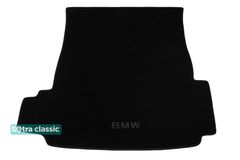 Двухслойные коврики Sotra Classic Black для BMW 5-series (E39)(седан)(багажник) 1996-2003