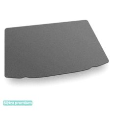 Двошарові килимки Sotra Premium Grey для Kia Stonic (mkI)(верхній рівень)(багажник) 2017→