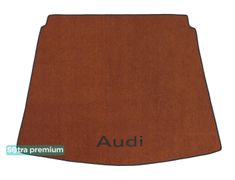 Двошарові килимки Sotra Premium Terracotta для Audi A4/S4/RS4 (mkIV)(B8)(седан)(багажник) 2008-2016 - Фото 1