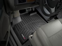 Коврики Weathertech Black для Dodge / Chrysler Grand Caravan (mkV); Volkswagen Routan (mkI)(1-2 row)(2 row bucket Swivel & Go seats) 2008-2014 - Фото 2