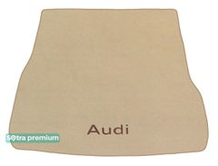 Двухслойные коврики Sotra Premium Beige для Audi A6/S6/RS6 (mkII)(C5)(универсал)(багажник) 1999-2005
