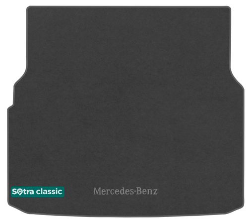 Двухслойные коврики Sotra Classic Grey для Mercedes-Benz C-Class (S205)(универсал)(багажник) 2014-2021 - Фото 1