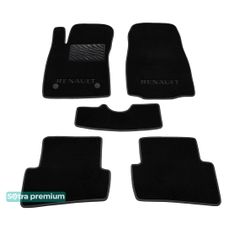 Двухслойные коврики Sotra Premium Black для Renault Captur (mkI) 2013-2019